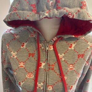 Women’s Paul Frank Gray and Red Hoodie